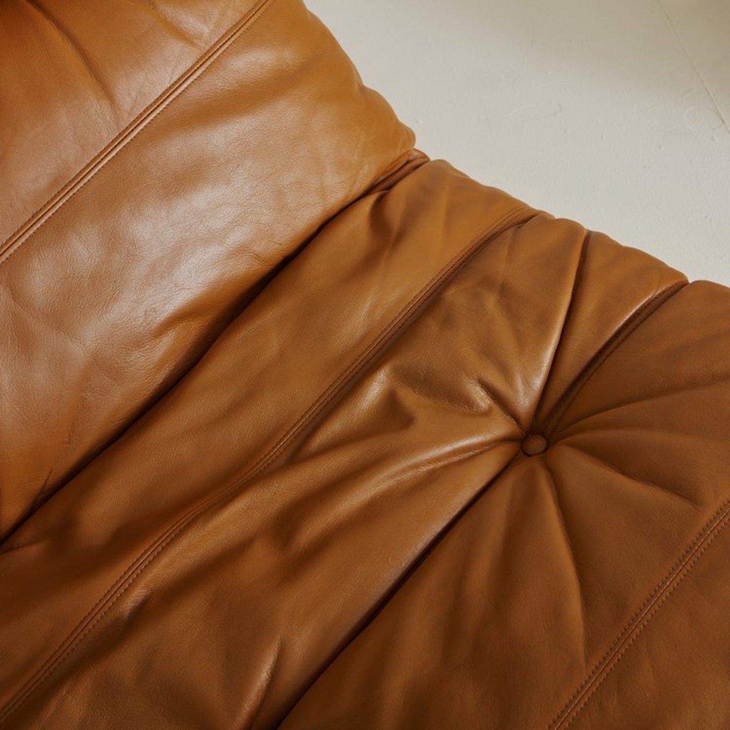 Leather Marsala Chair by Michel Ducaroy for Ligne Roset 13