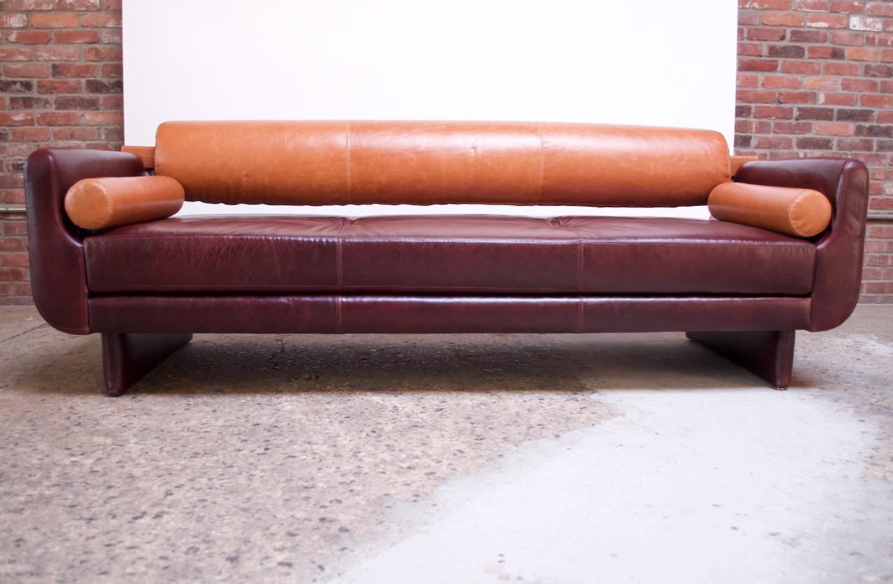 American Leather 'Matinee' Sofa / Daybed by Vladimir Kagan