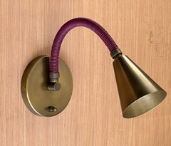 Leather Meander Flexible Wall Sconce