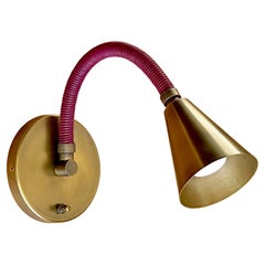 Leather Meander Flexible Wall Sconce