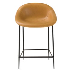Leather Medea Stool by Amura Lab