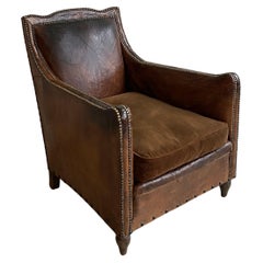 Leather Men's Club Chair