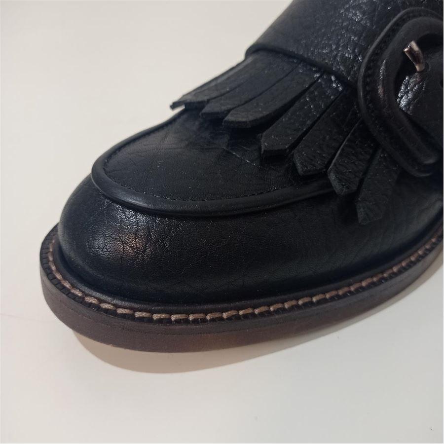 Black Marni Leather mocassin size 39 For Sale