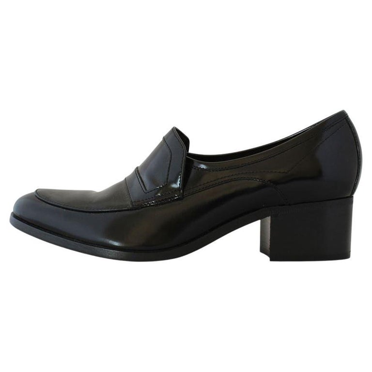 Lanvin Leather mocassin size 38 1/2 For Sale at 1stDibs