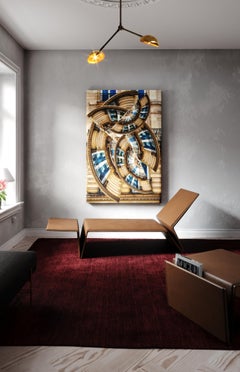 Leather, Modern Panama Chaise Lounge