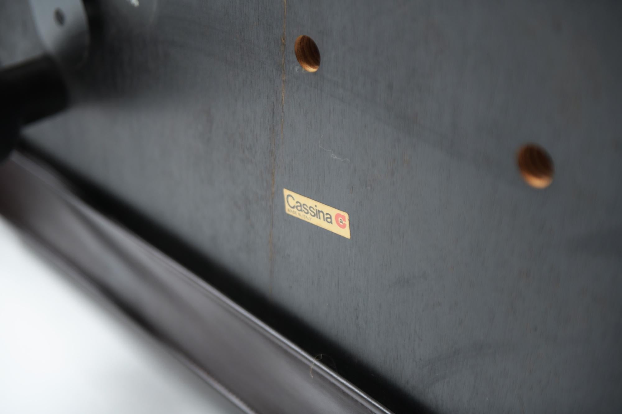 Leather Modular Fiandra Sofa by Vico Magistretti for Cassina, Italy For Sale 4