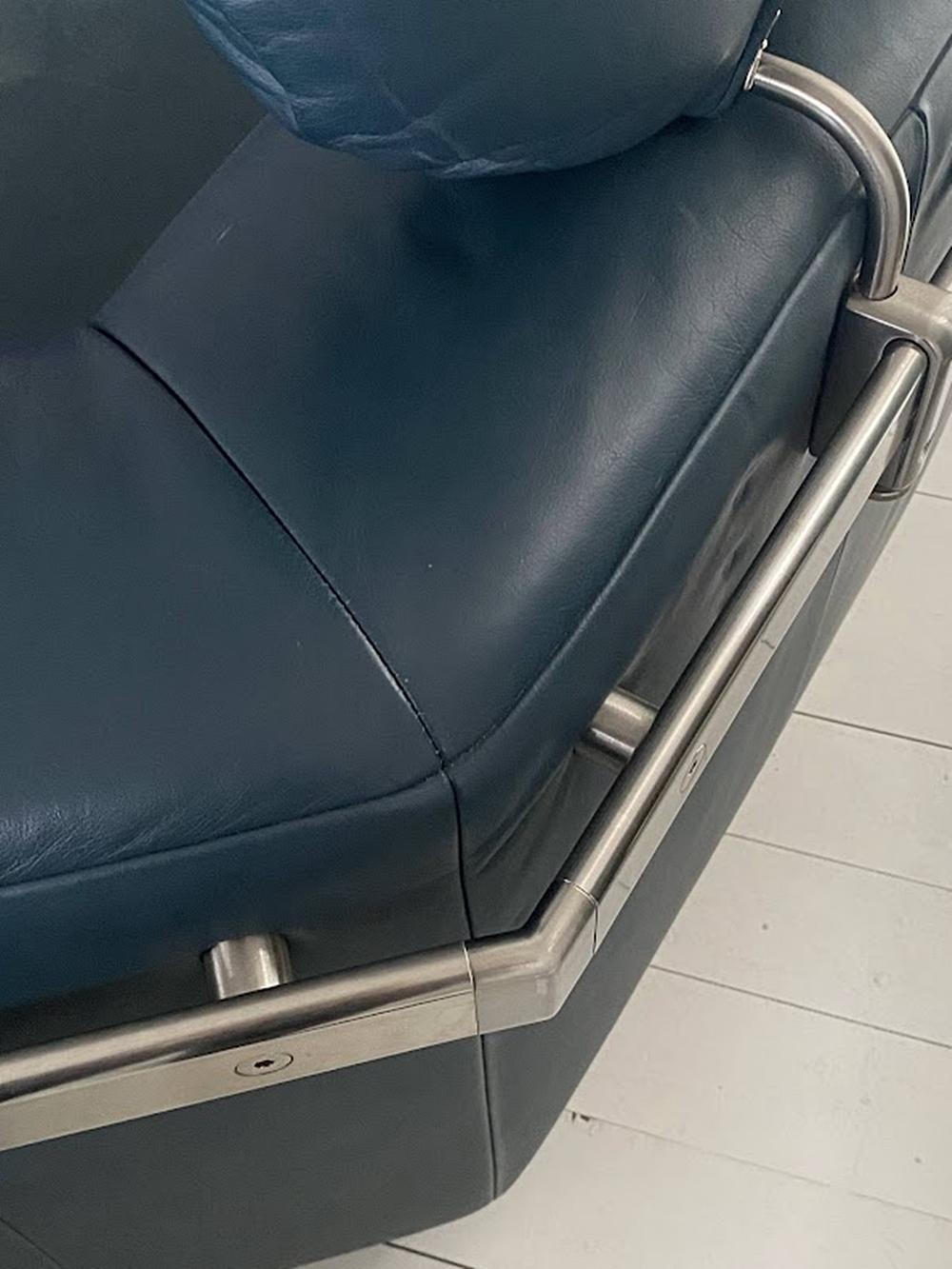 Leather Modular Sofa Set by Rolf Benz 1990s For Sale 6
