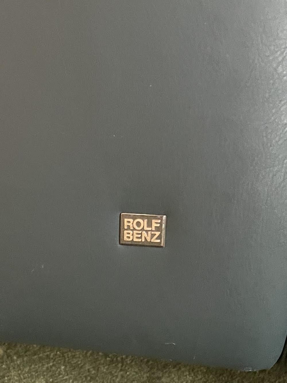 Leather Modular Sofa Set by Rolf Benz 1990s For Sale 3