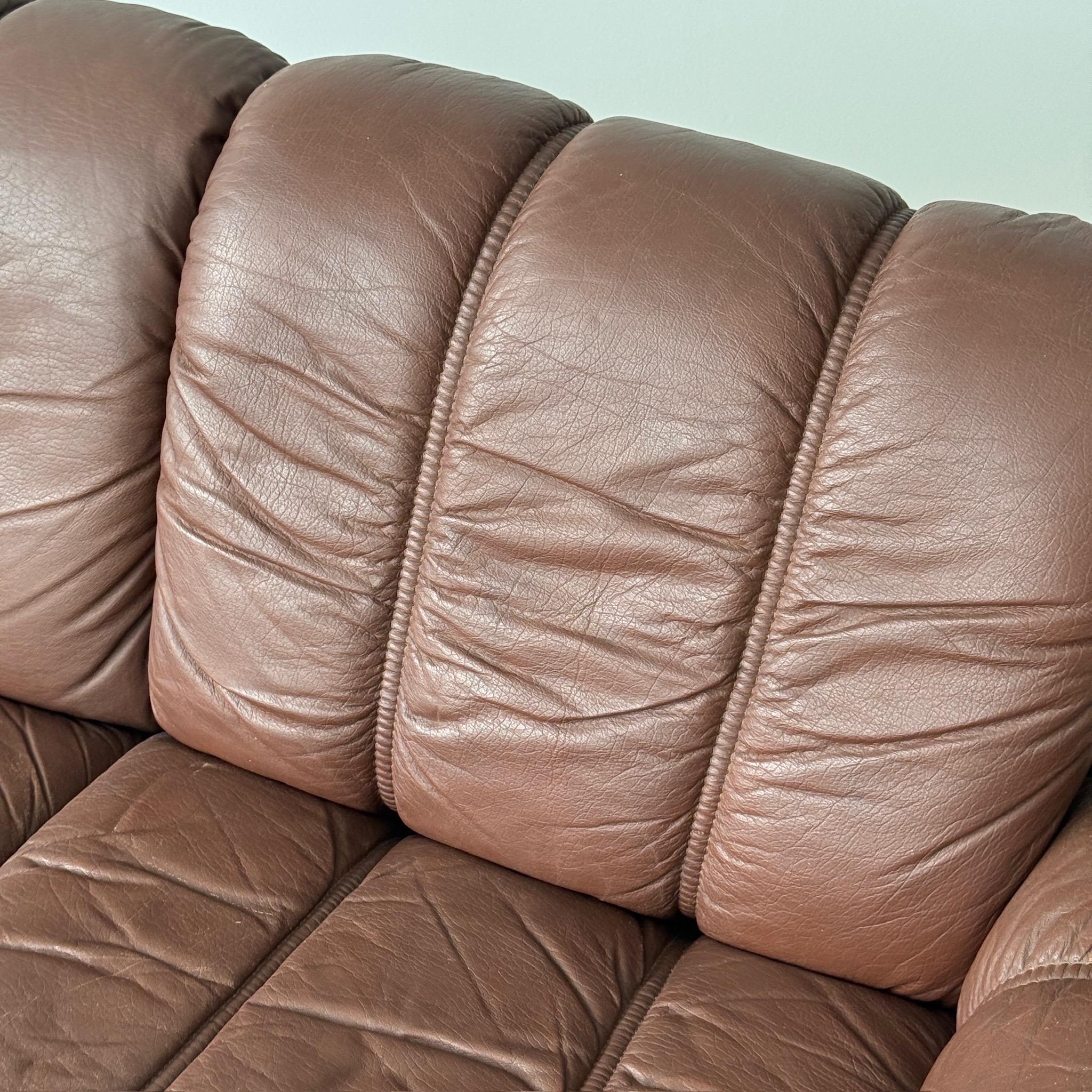 Norvegese Divano in pelle Montana di Ekornes in vendita