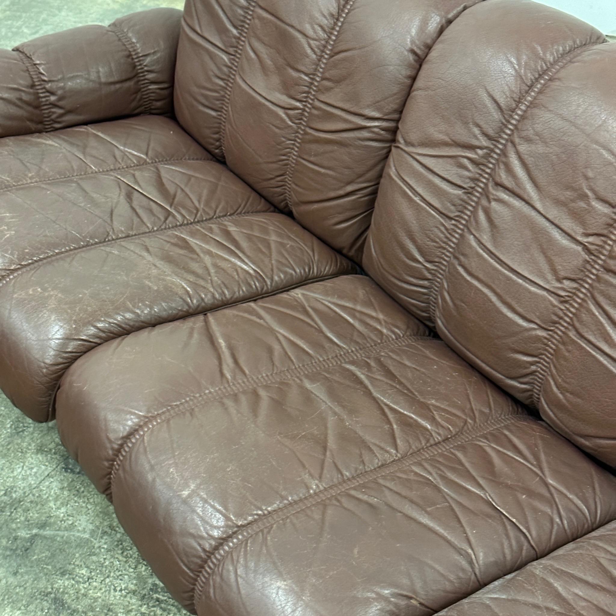 Mid-Century Modern Leather Montana Sofa by Ekornes