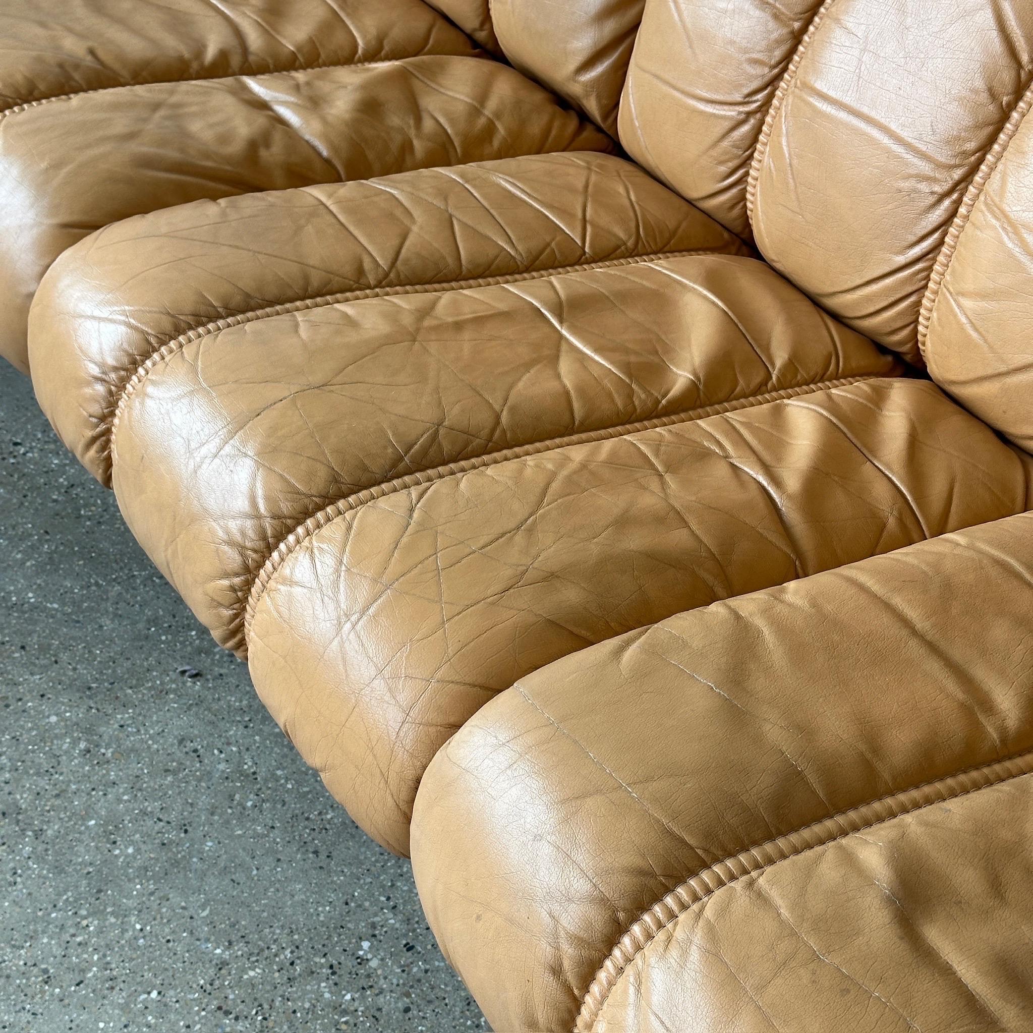 Leather Montana Sofa by Ekornes Noruego en venta