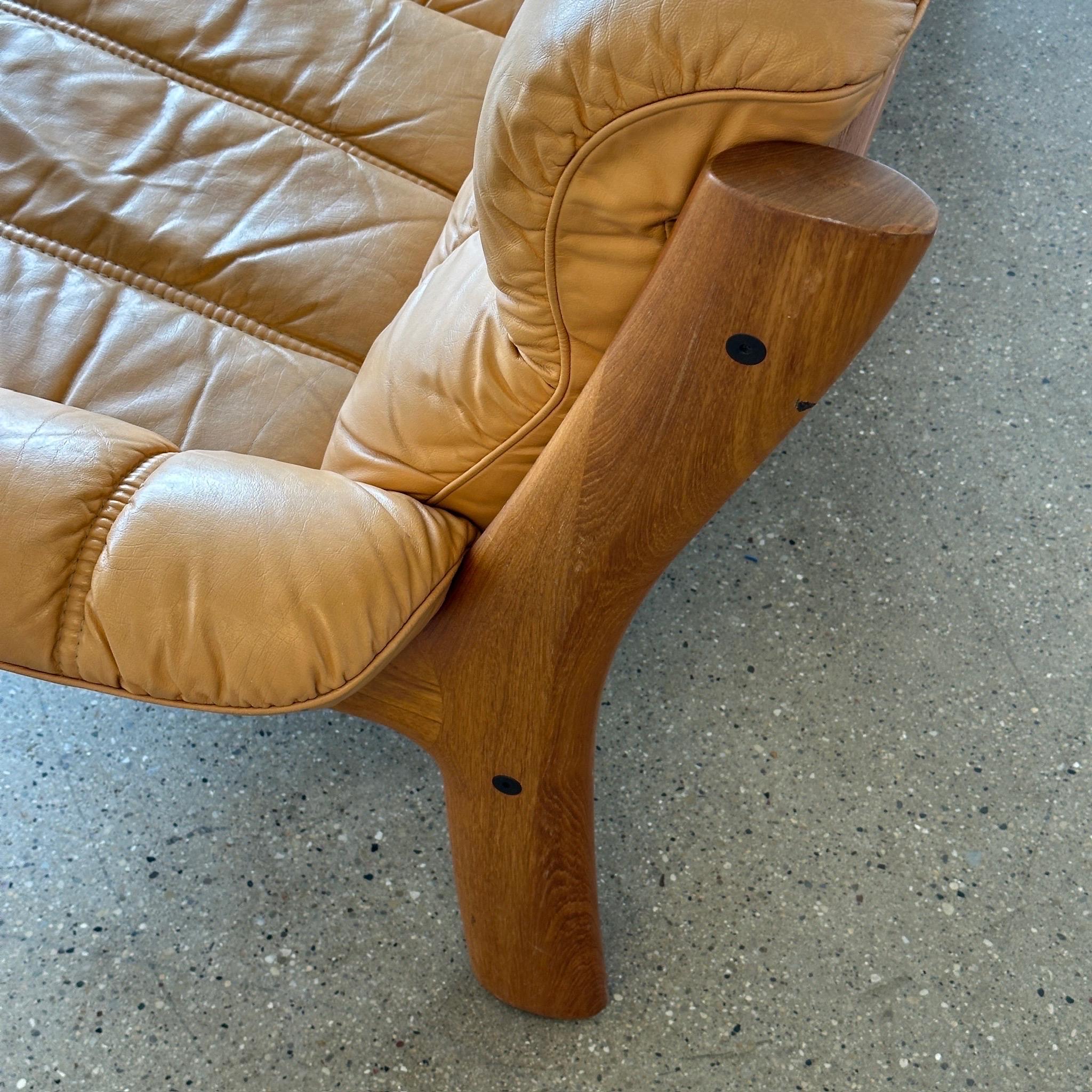 Leather Montana Sofa by Ekornes en venta 1