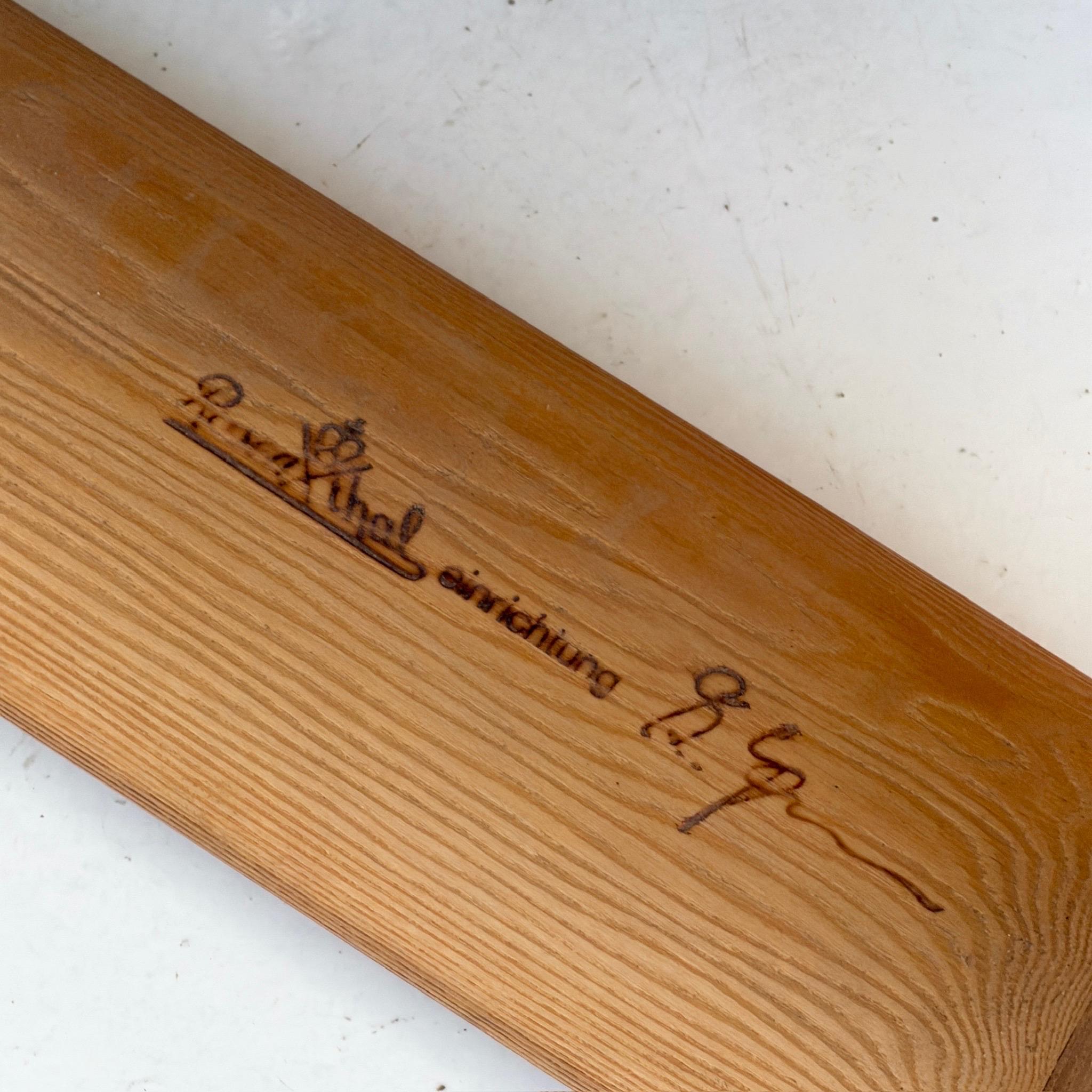 Leather + Oak Hombre Sofa by Burkhard Vogetherr for Rosenthal For Sale 3