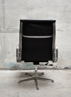 Leather Office Armchair by Charles & Ray Eames for Herman Miller, 1960s