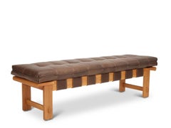Leather Ojai Bench by Lawson-Fenning