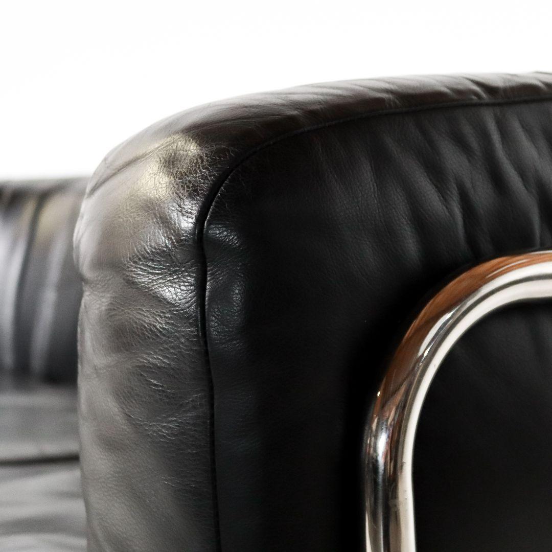Leather Onda Three-seater Sofa by De Pas, D'urbino & Lomazzi for Zanotta For Sale 8