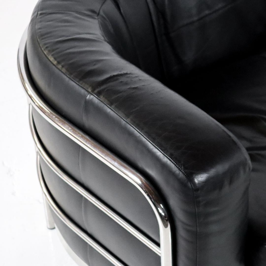 Leather Onda Three-seater Sofa by De Pas, D'urbino & Lomazzi for Zanotta For Sale 2