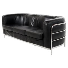 Vintage Leather Onda Three-seater Sofa by De Pas, D'urbino & Lomazzi for Zanotta