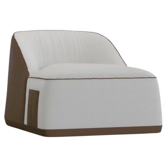 Outdoor Synthetic Leather Armchair With Waterproof Fabric  For Sale