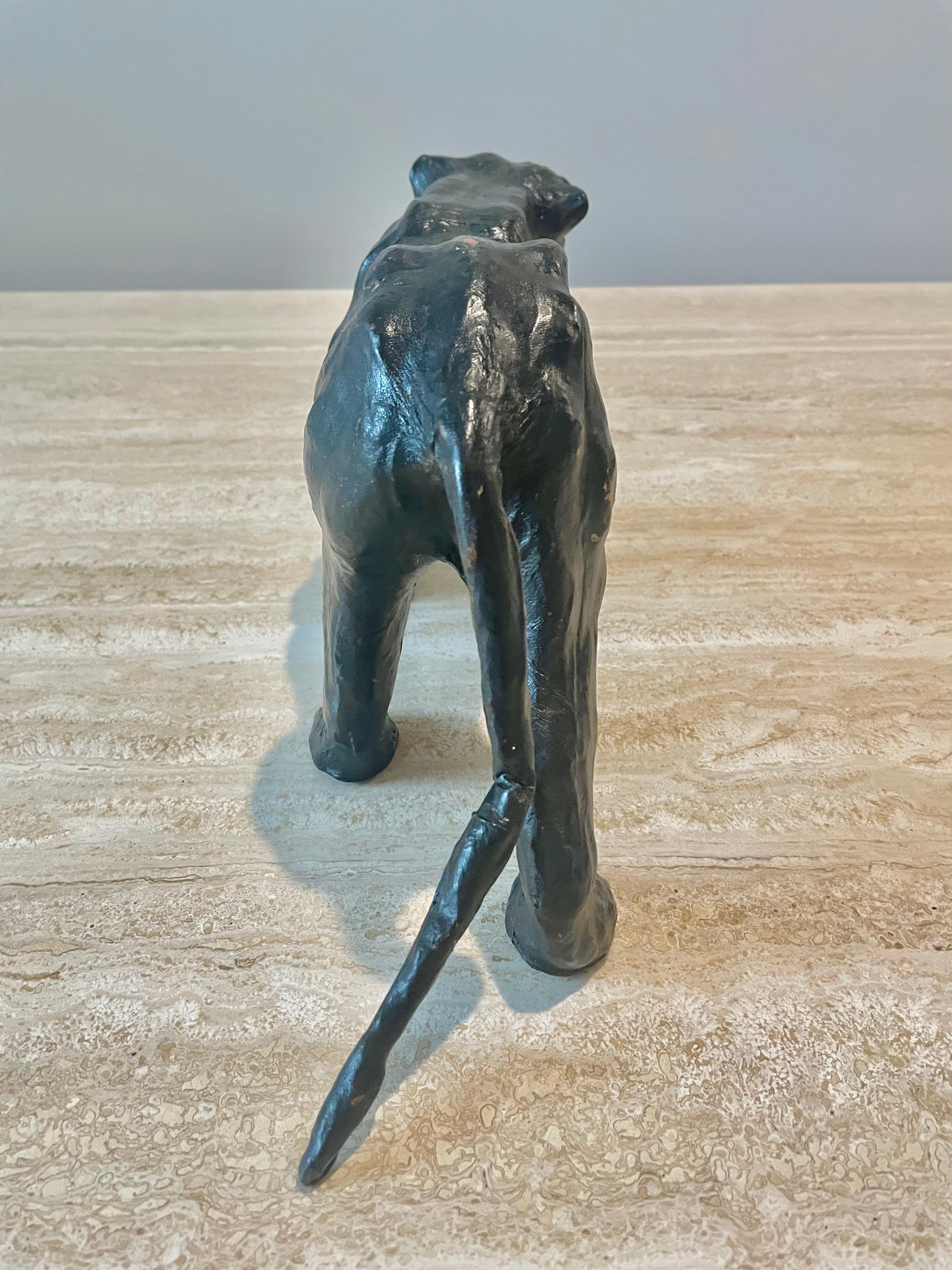 Scultura di pantera in pelle In condizioni buone in vendita a Denton, TX