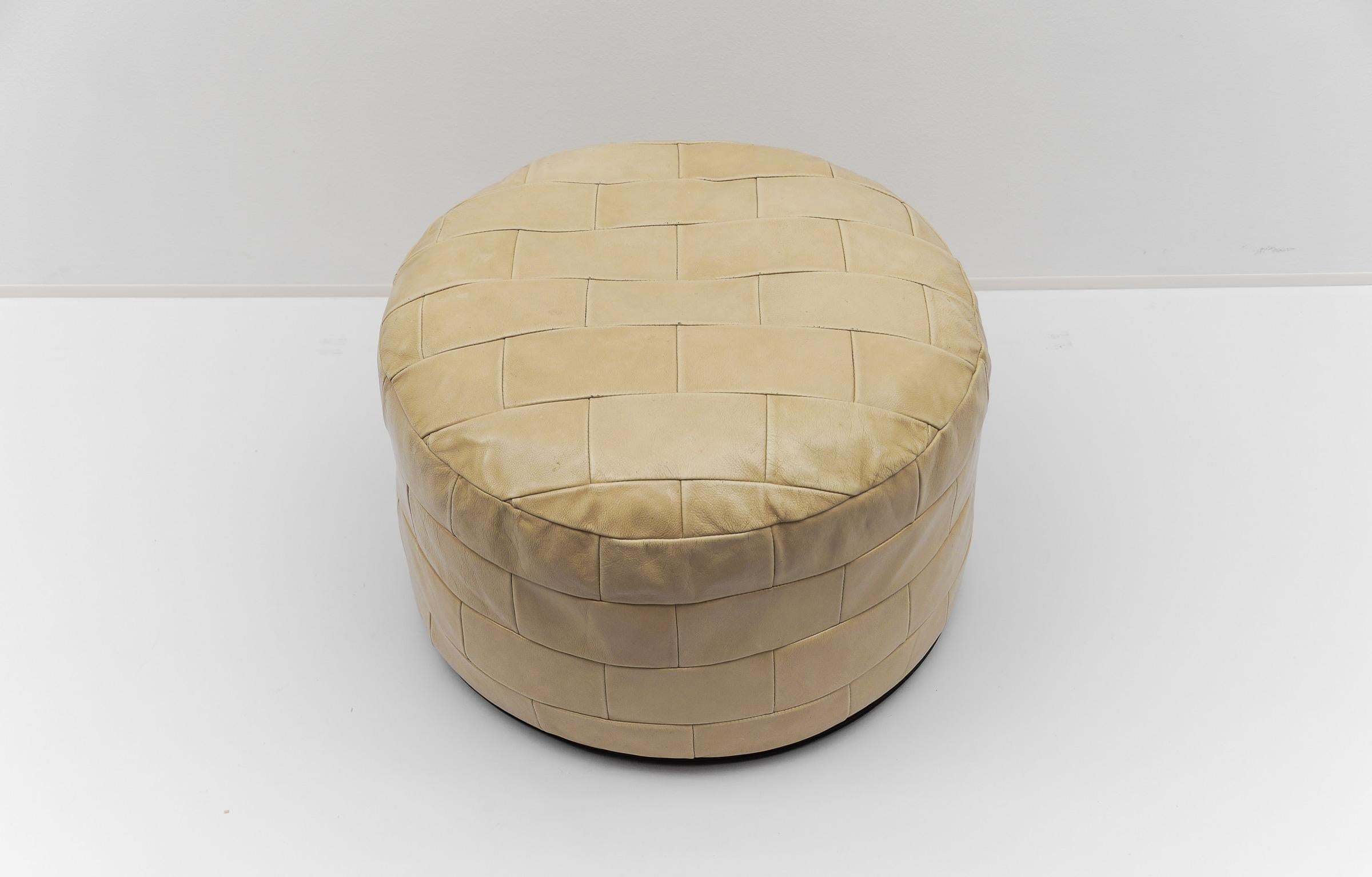Pouf patchwork de De Sede, Suisse, années 1960 Bon état - En vente à Nürnberg, Bayern
