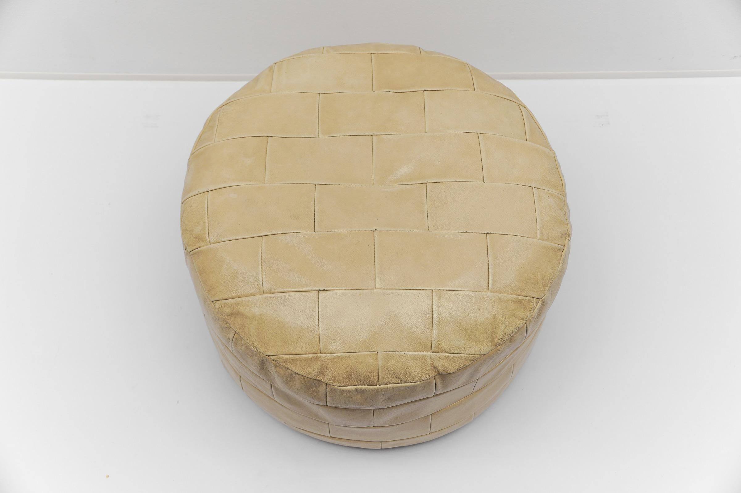Milieu du XXe siècle Pouf patchwork de De Sede, Suisse, années 1960 en vente