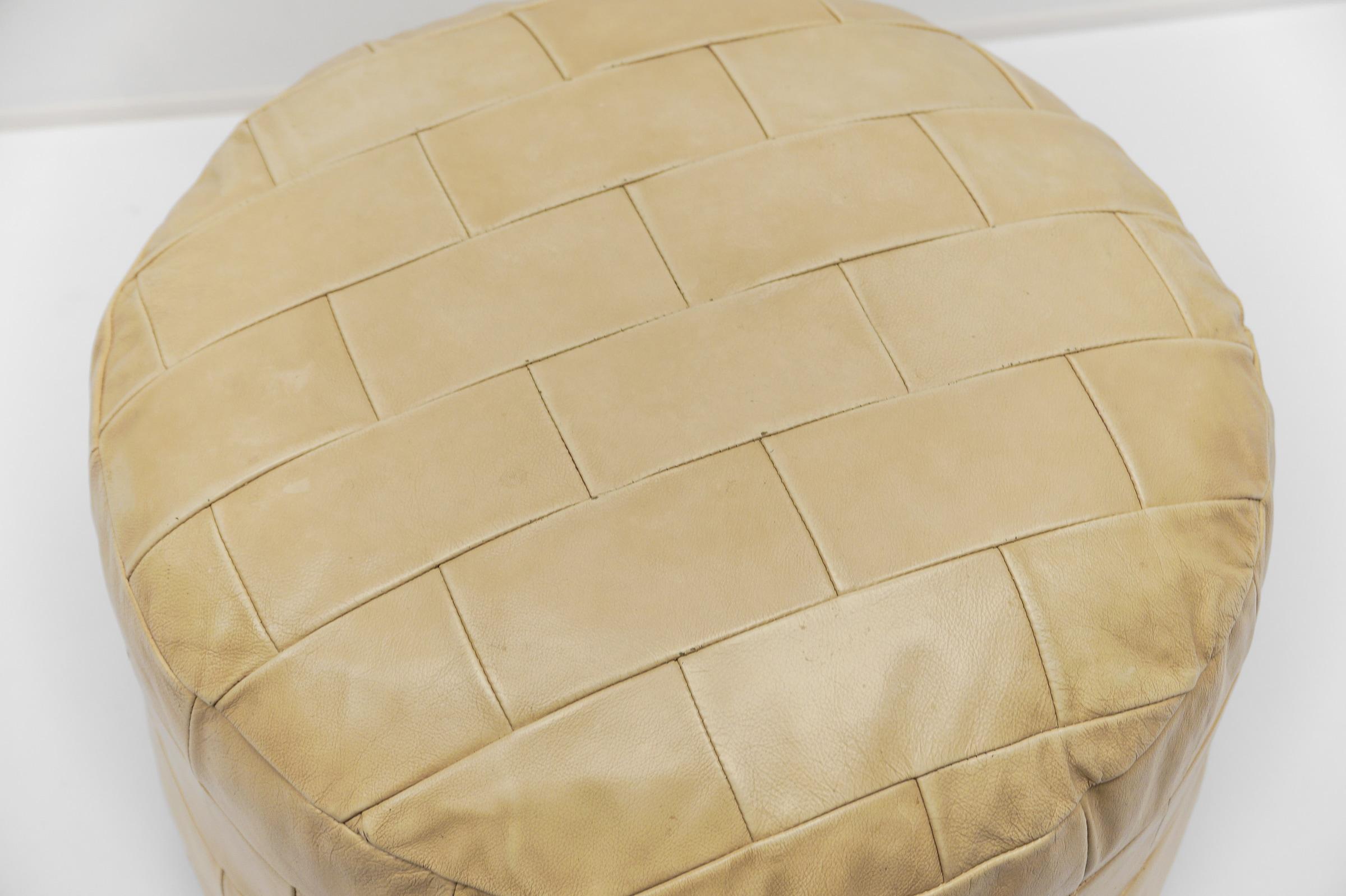 Pouf patchwork de De Sede, Suisse, années 1960 en vente 1