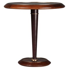 Mesa auxiliar Sura con pata de cuero by Madheke