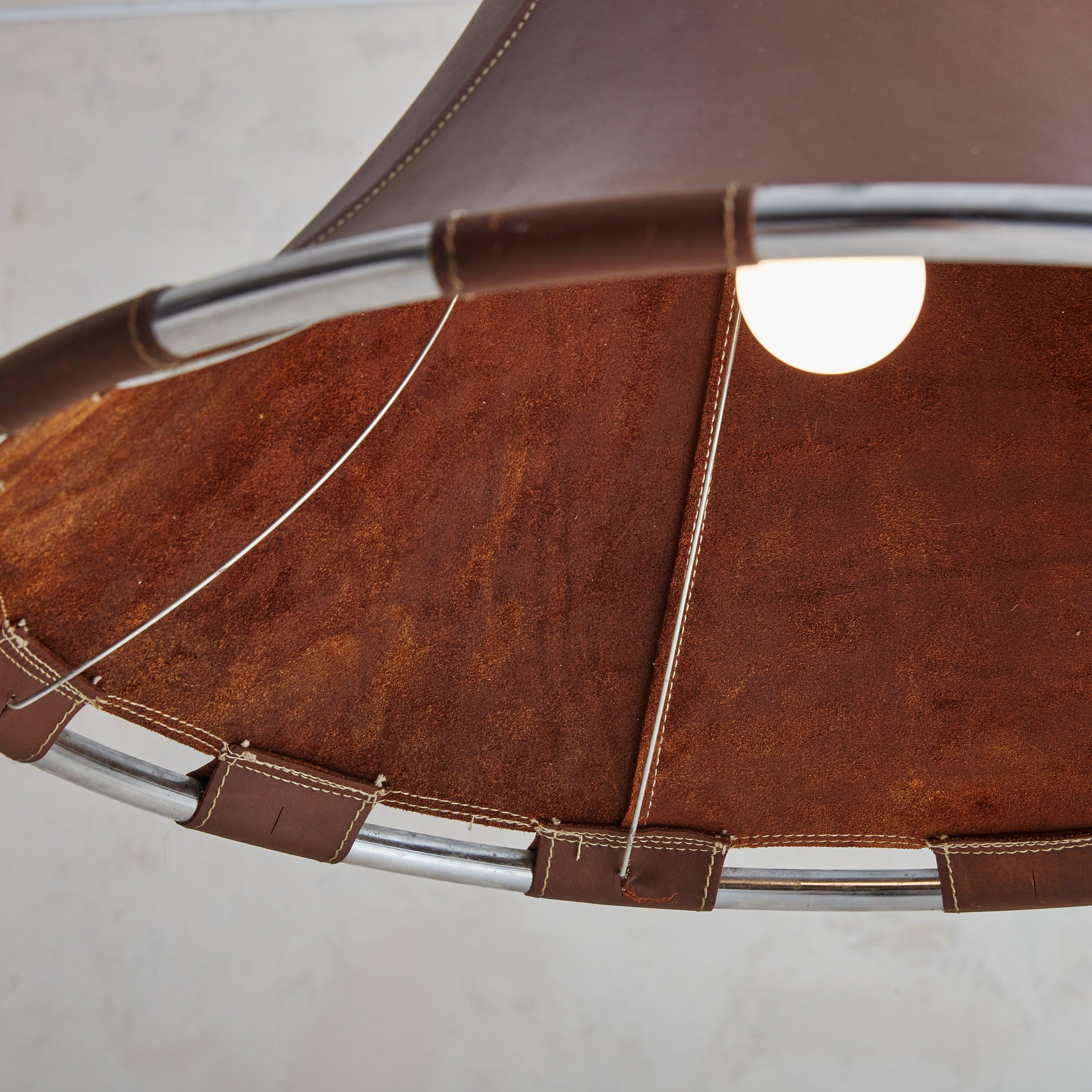 Leather Pendant Light, 