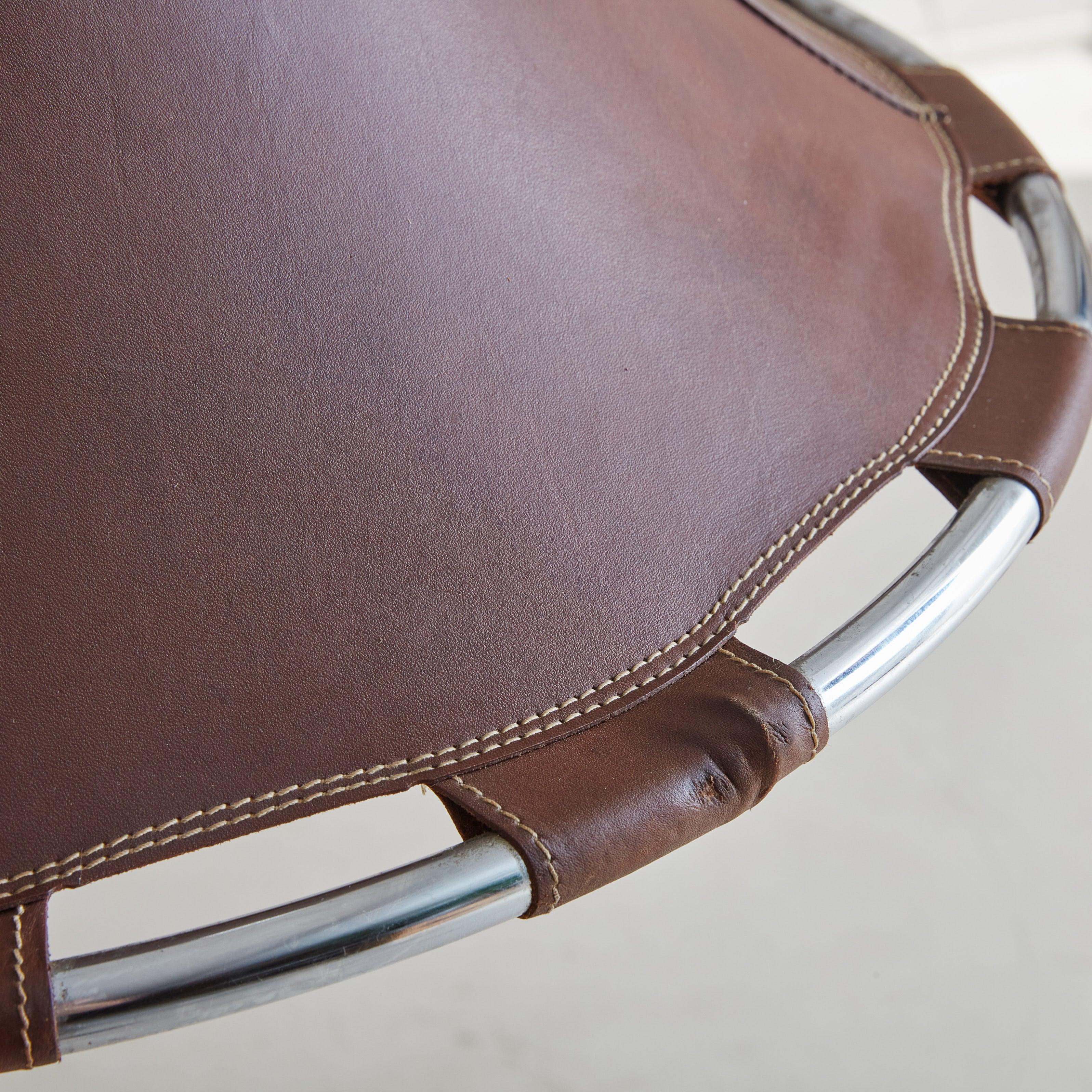 Leather Pendant Light, 