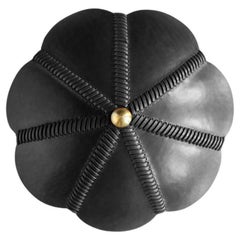 Leather Sconce Light in Black, Noma, Talabartero Saddle Lamp Collection