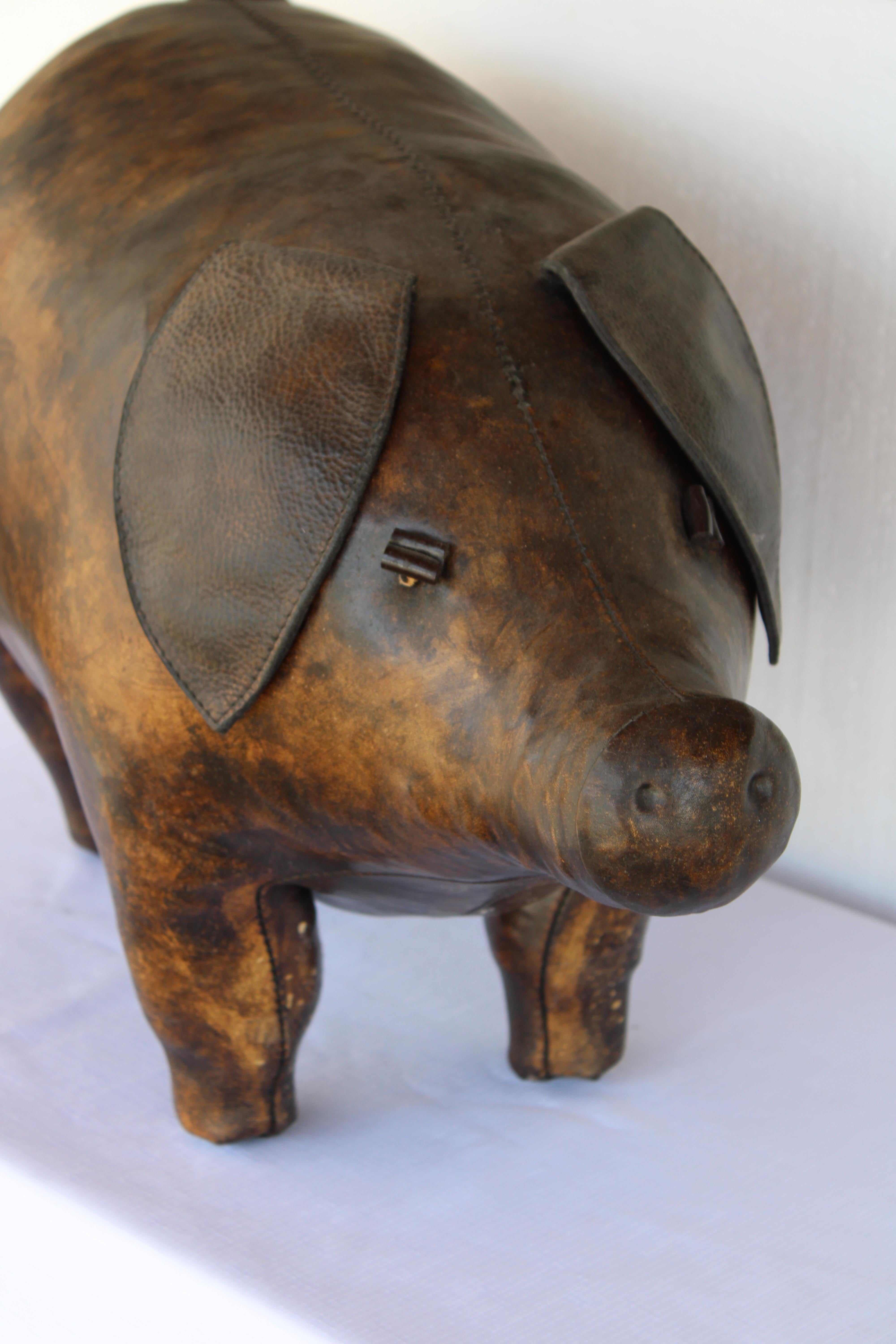 Otomana de piel de cerdo Inglés en venta