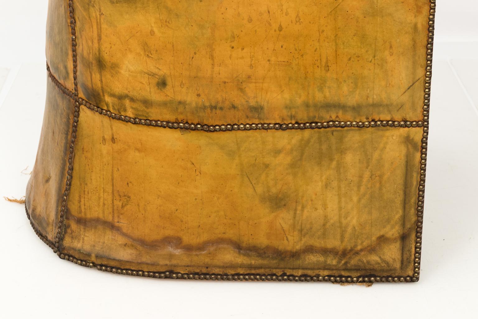 19th Century Leather Porter's Chair