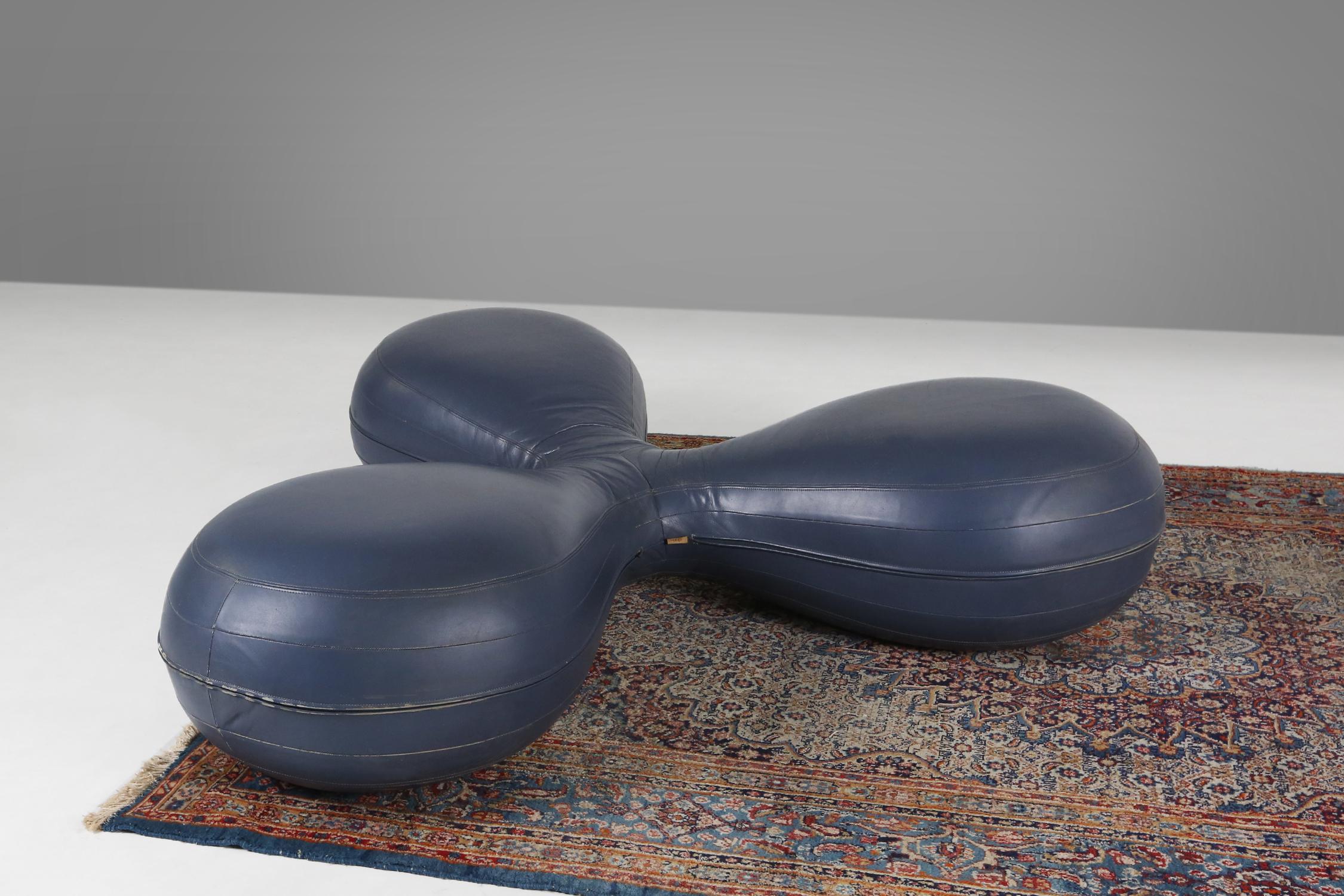 Pouf en cuir de Lowie Vermeersch pour Durlet en vente 1