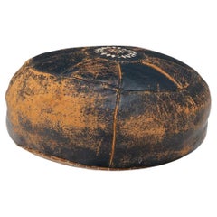Leather Pouf