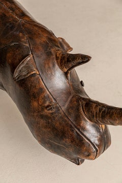 Leather Rhino by Dimitri Omersa