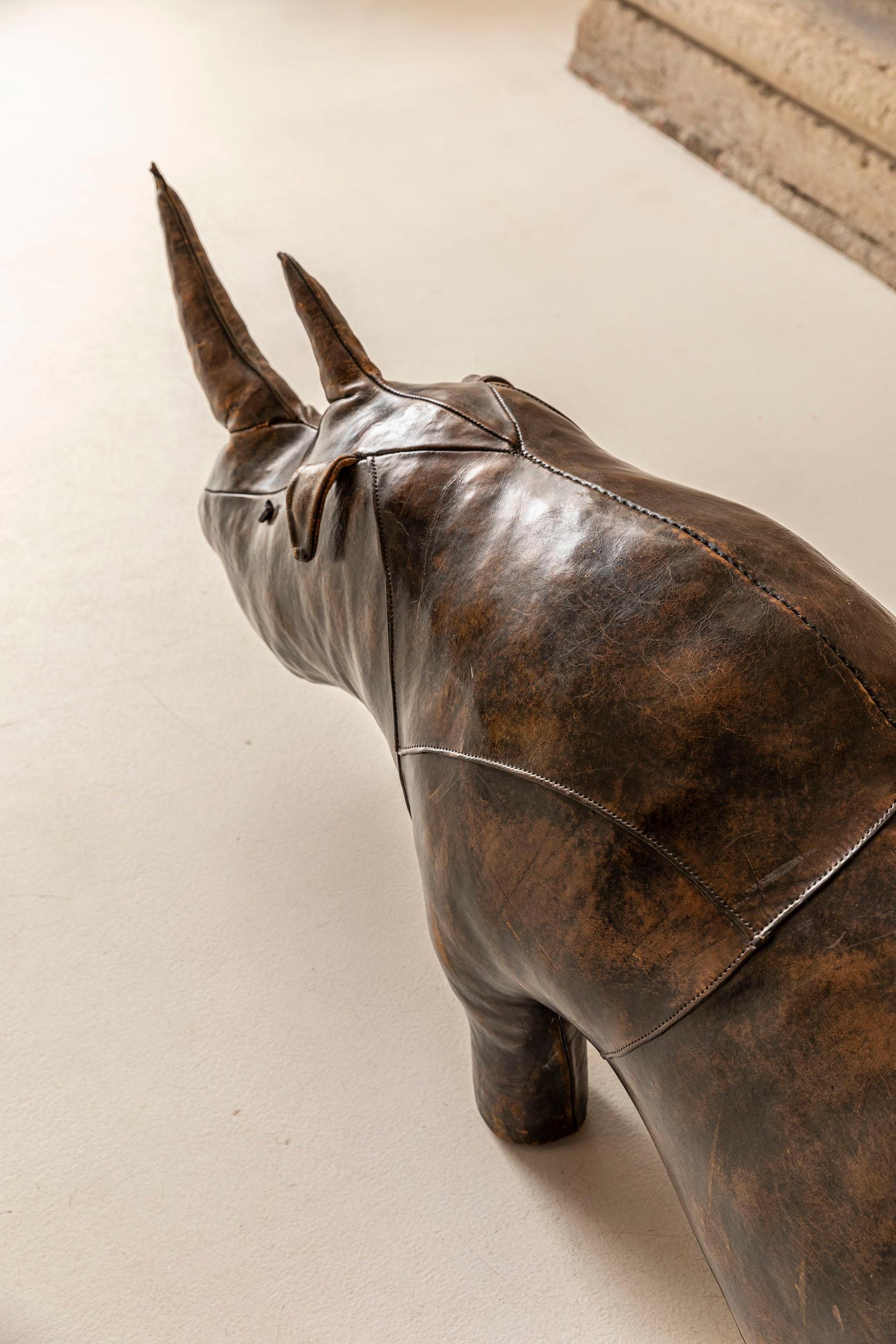 Leather Rhino by Dimitri Omersa 1