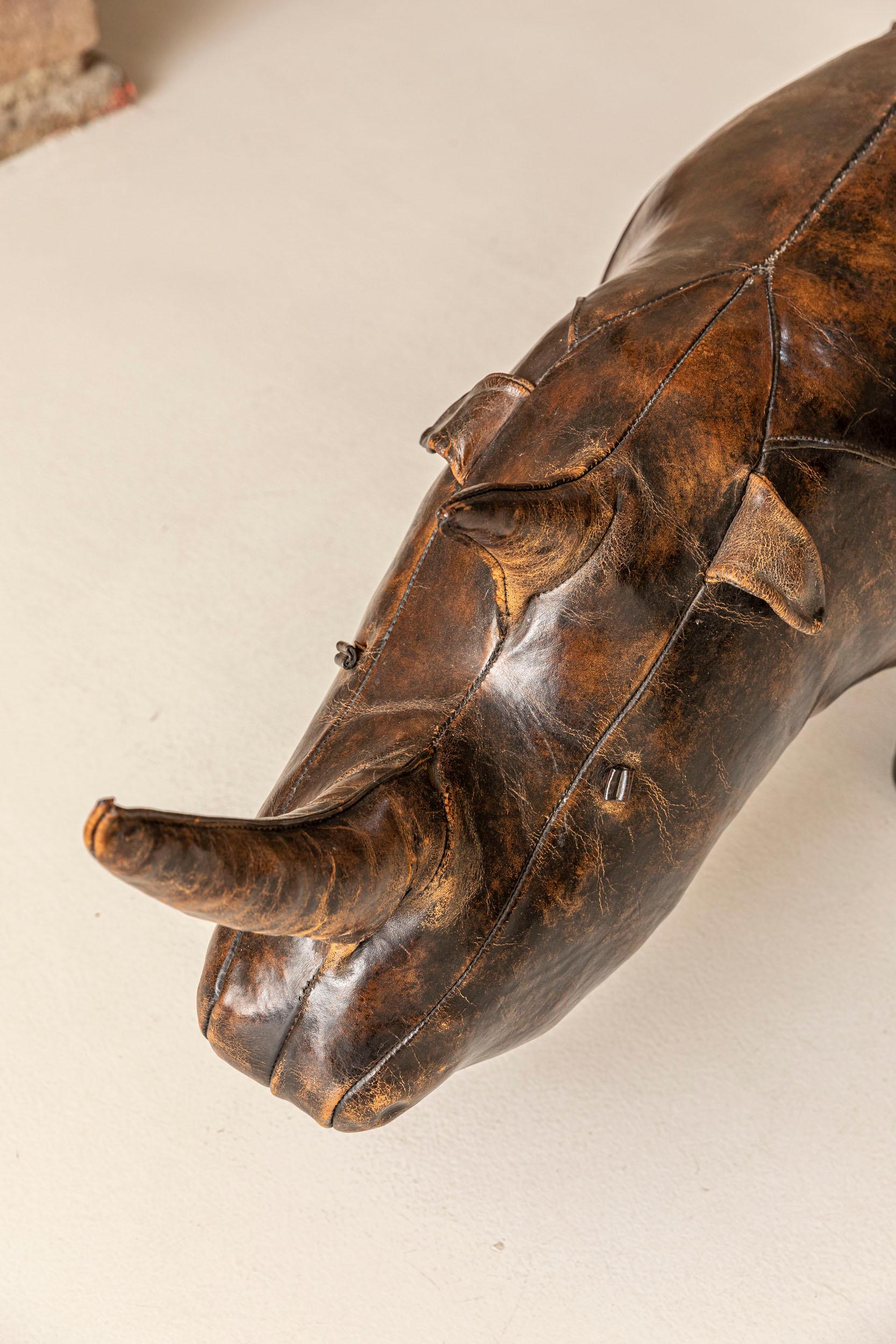 Leather Rhino by Dimitri Omersa 2