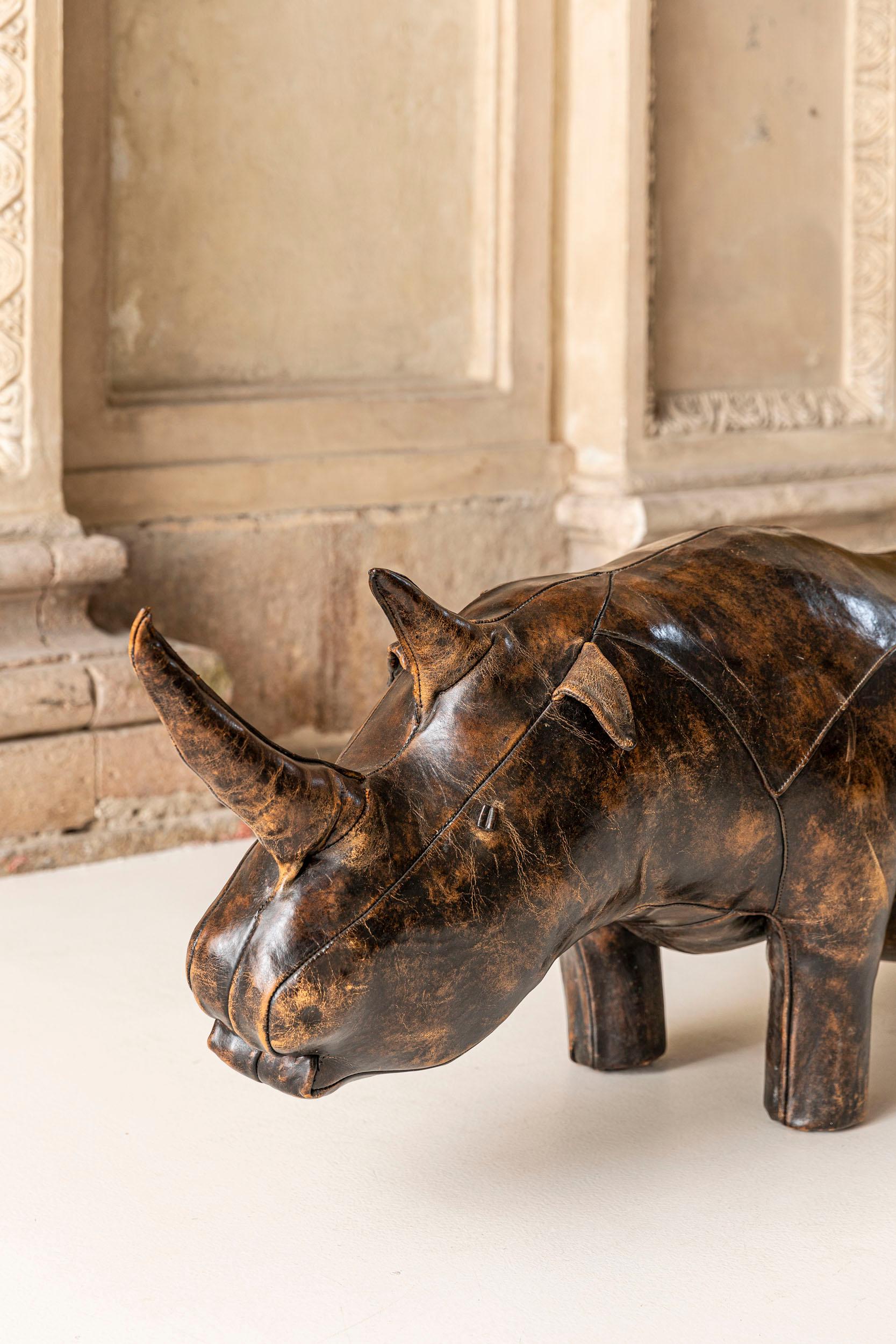 Leather Rhino by Dimitri Omersa 3