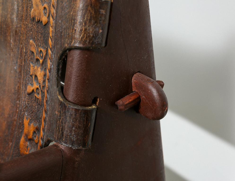 Leather Rocking Chair by Angel Pazmino 2