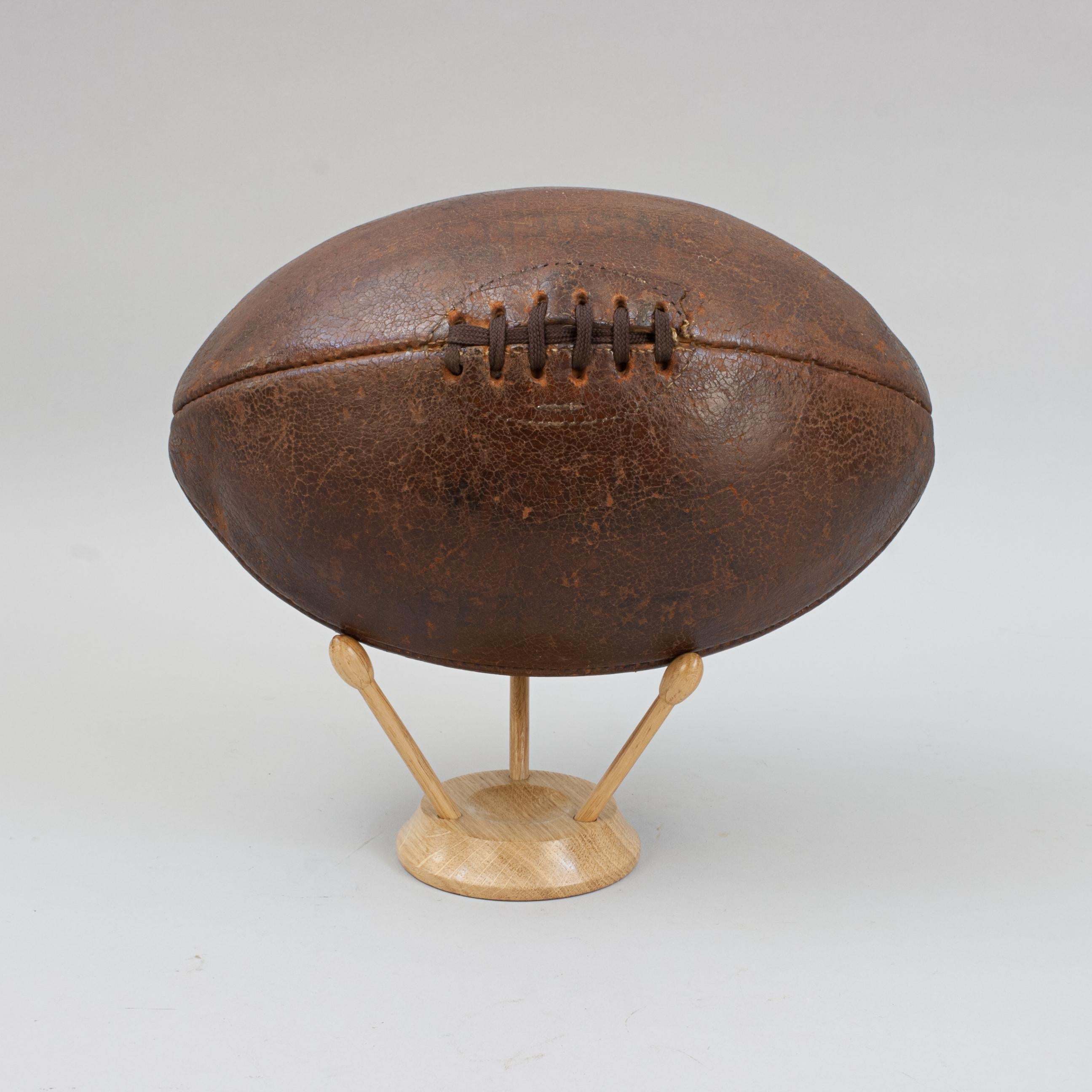 Balón de rugby de cuero en Bueno estado para la venta en Oxfordshire, GB