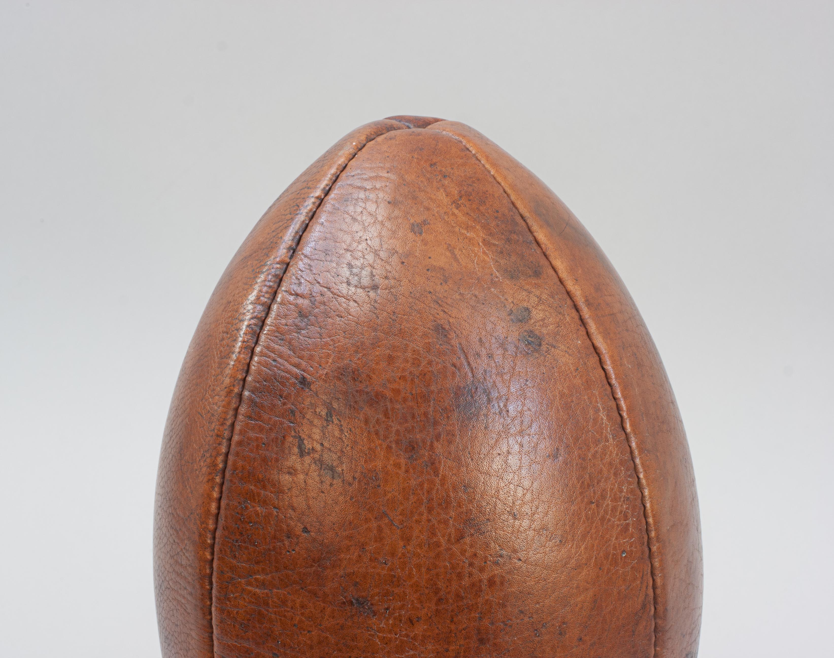 Rugby-Kugel aus Leder im Angebot 3