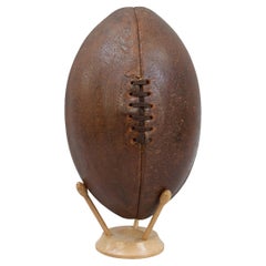 Vintage Leather Rugby Ball