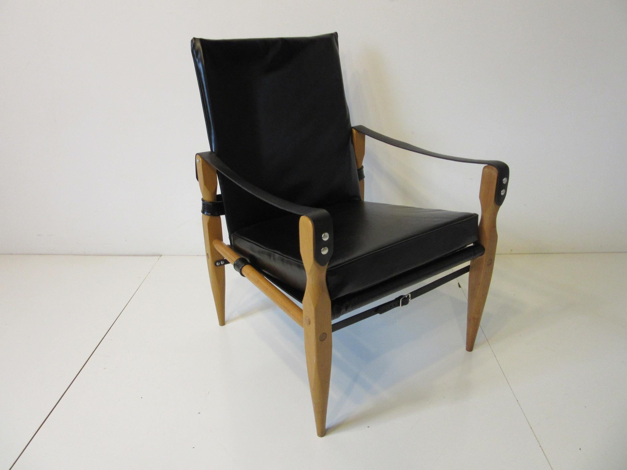Leather Safari Chairs by Wilhelm Kienzle 5