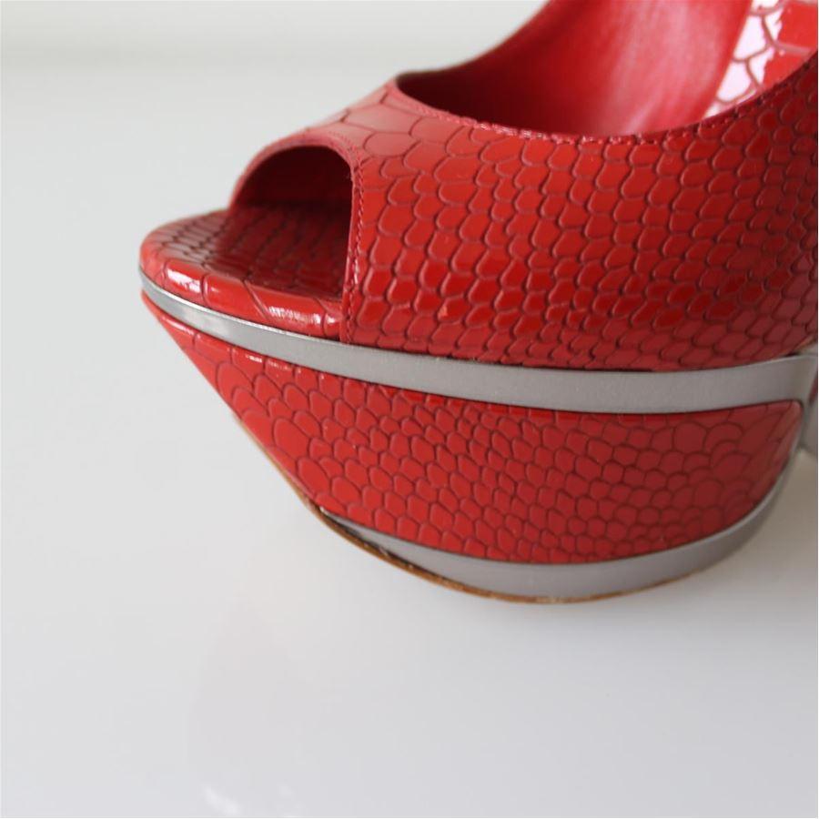 Casadei Leather sandals size 36 1/2 In Excellent Condition For Sale In Gazzaniga (BG), IT