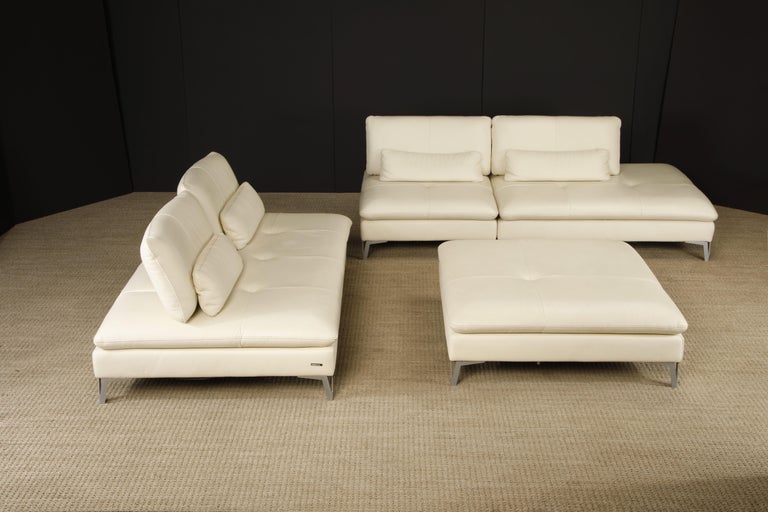 URGENT TRÈS BEAU Canapé Cuir Gris 3 places Roche et Bobois EUR 1.200,00 - FR