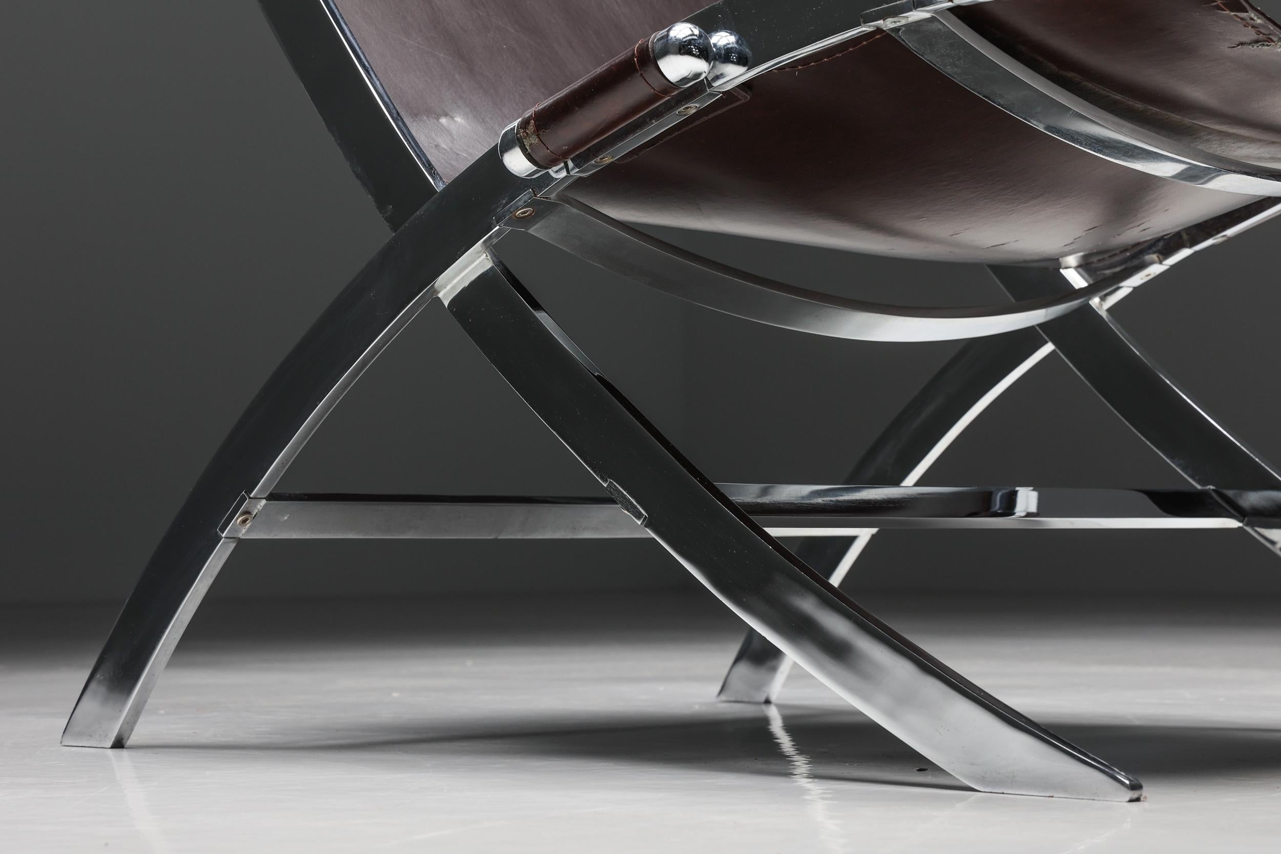 ILVA Design Lounge Chair Model Cuba, Burgundy Leather, Denmark, 2000s For Sale 3