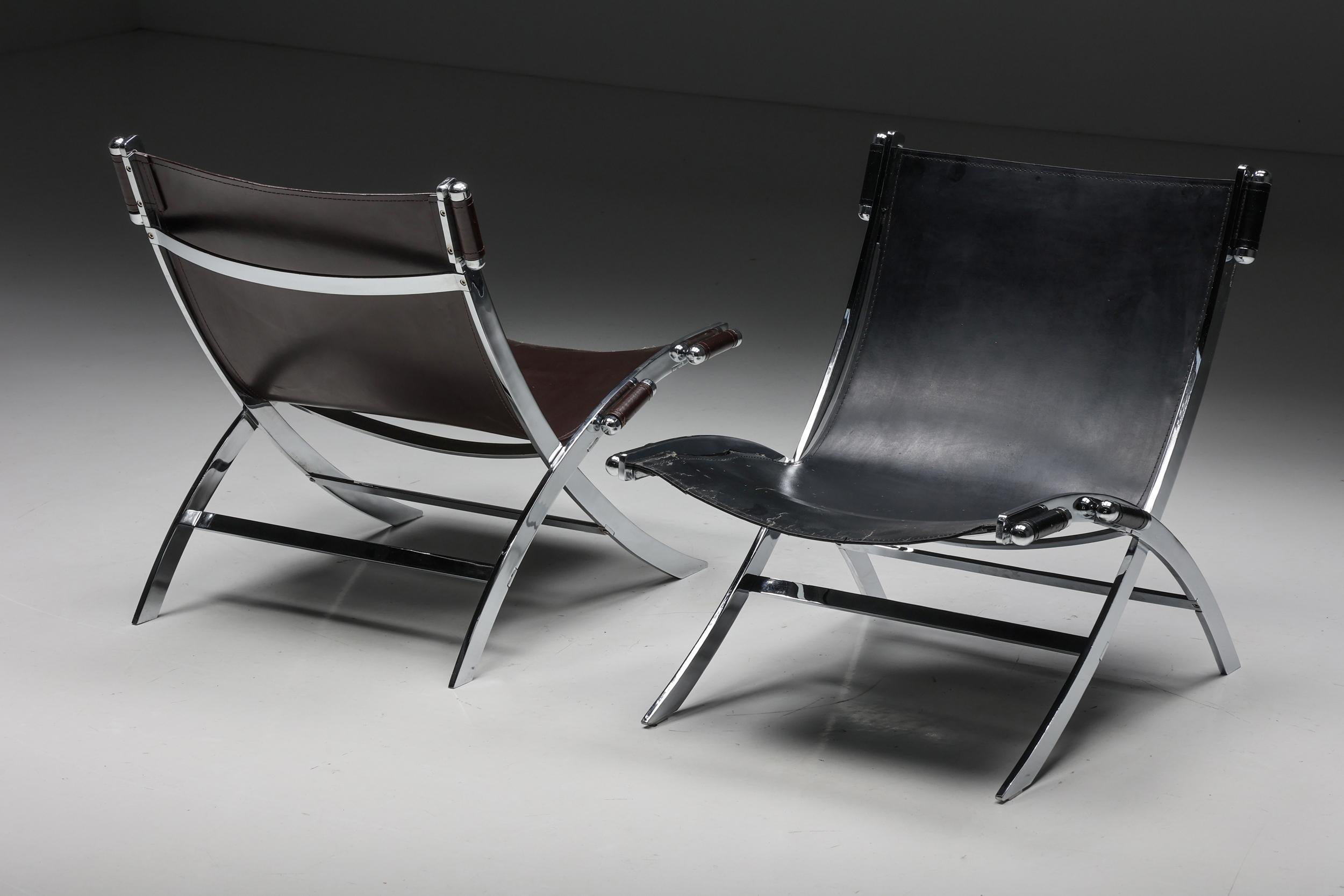 ILVA Design Lounge Chair Model Cuba, Burgundy Leather, Denmark, 2000s For Sale 8