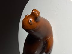 Leather seal ornament