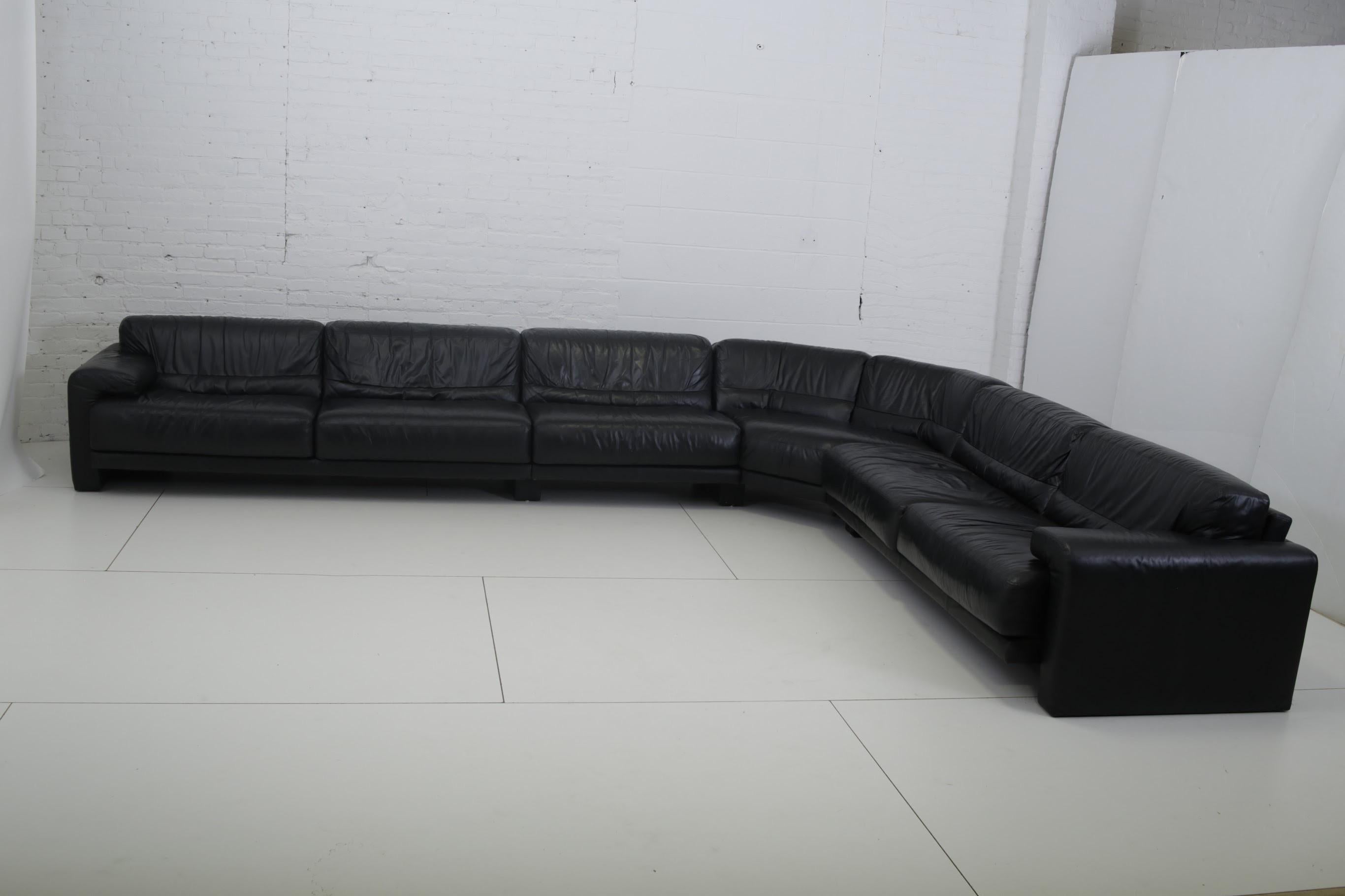 American Leather Sectional “Midday Sofa” by Preview